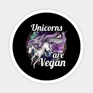 Unicorns are vegan Magnet